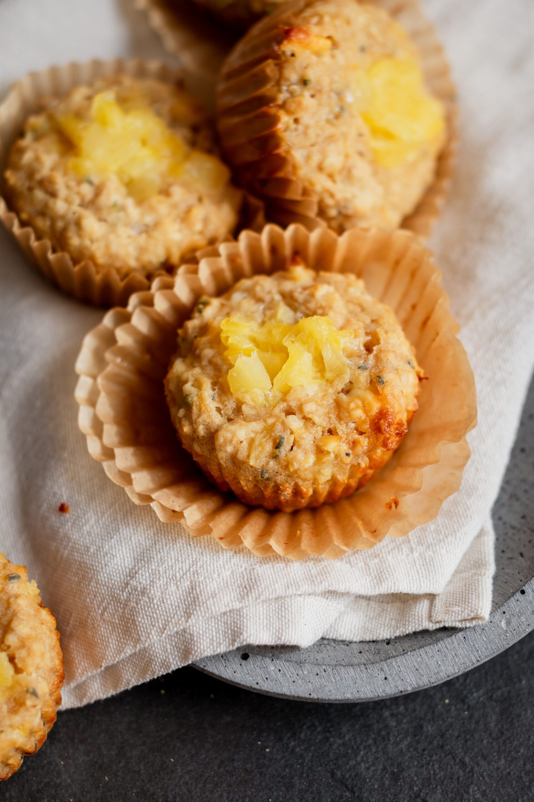 Muffin ananas sans gluten
